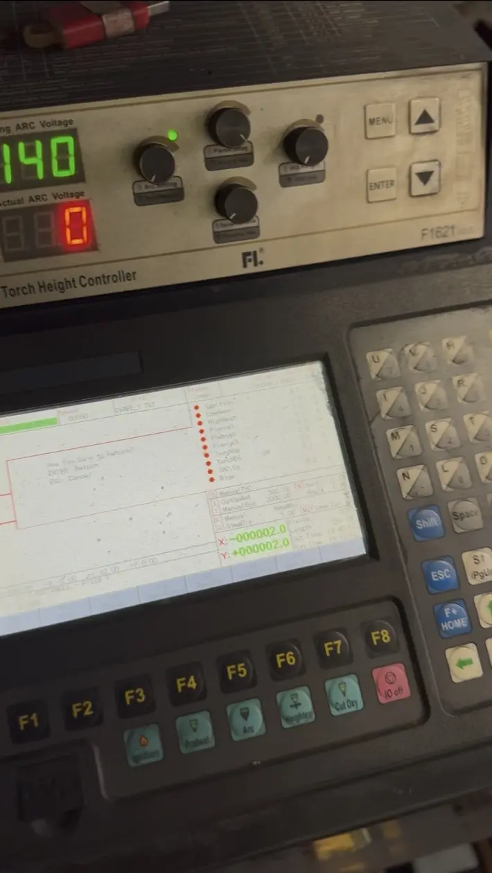Controlador THC F1621 utilizado para regular la altura de antorcha