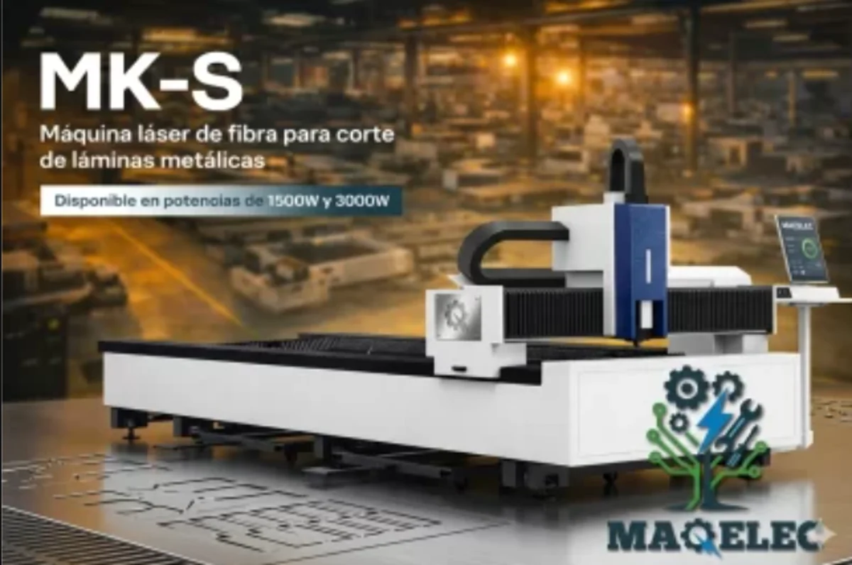 Equipo de corte láser fibra 1500 W
